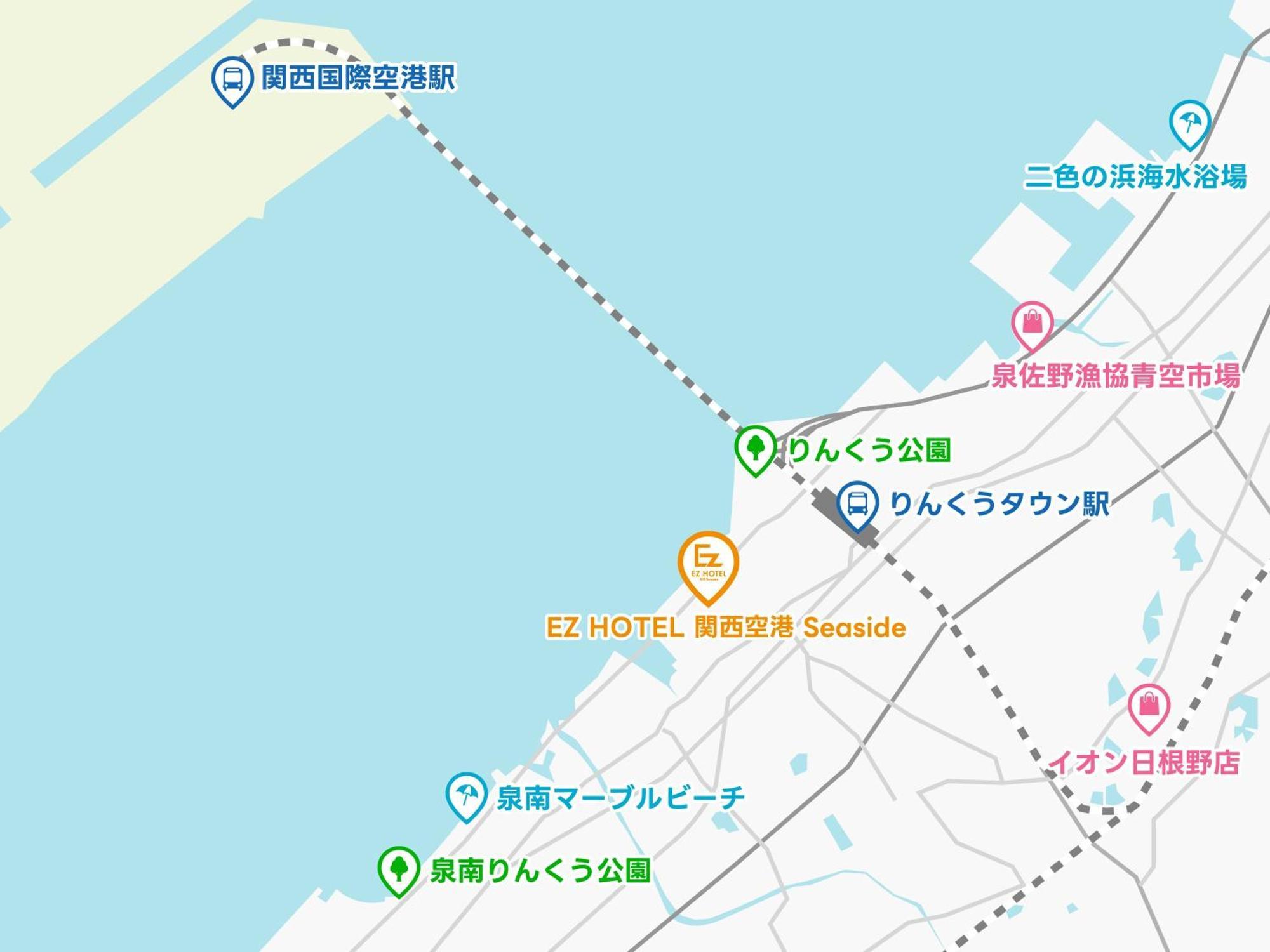 Ez Hotel Kansai Airport Seaside Izumisano Extérieur photo